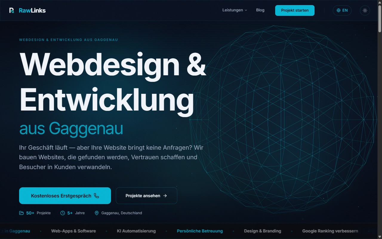Vorschau der Website rawlinks